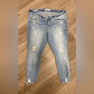 Torrid Distressed Skinny Ankle Jeans I5